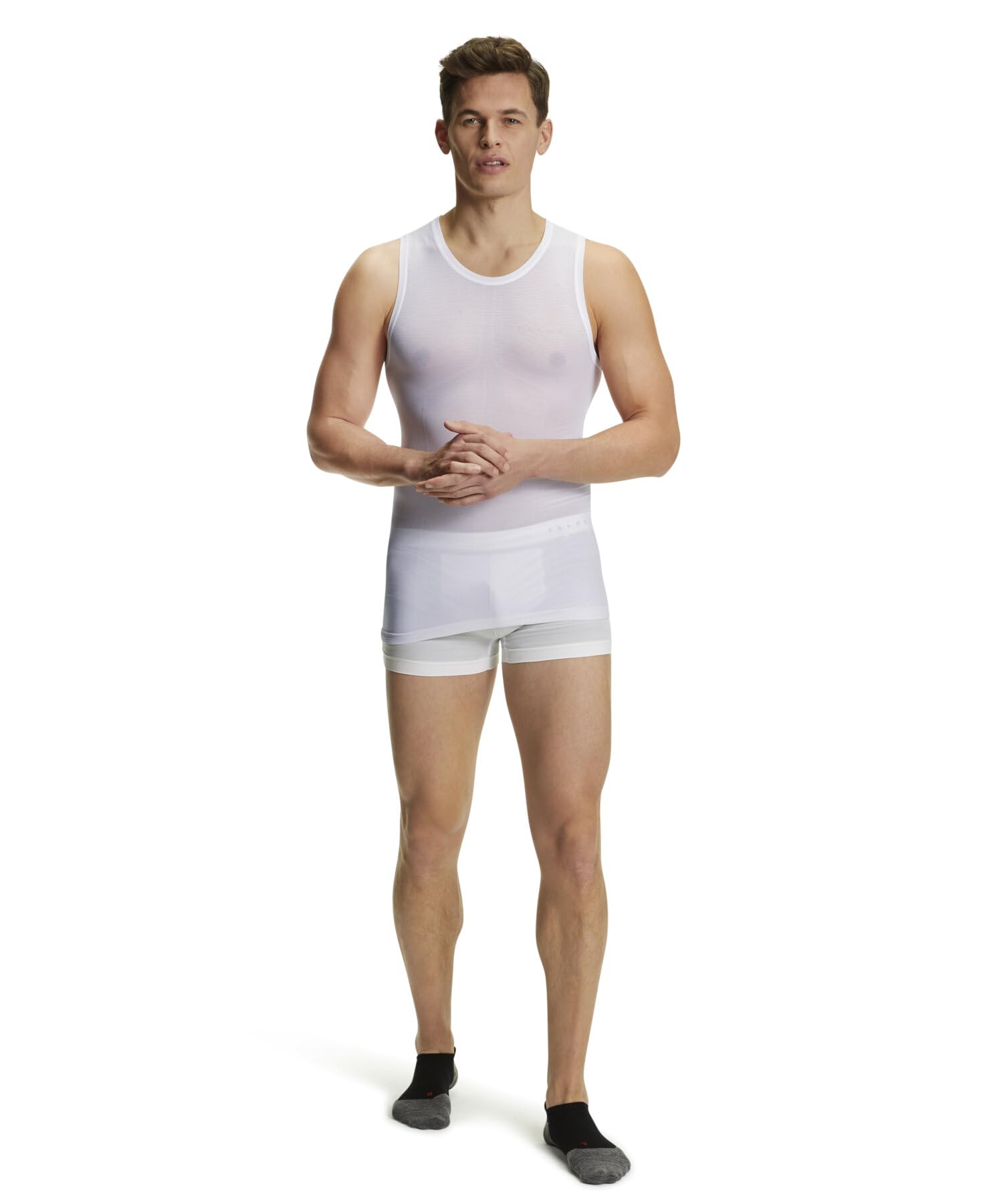 FALKE Herren Ultralight Cool Funktionsunterhemd Singlet schnelltrocknend atmungsaktiv nachhaltiges Funktionsmaterial warme bis heiße Temperaturen ultraleicht kühlend Funktionsunterwäsche 1 Stück