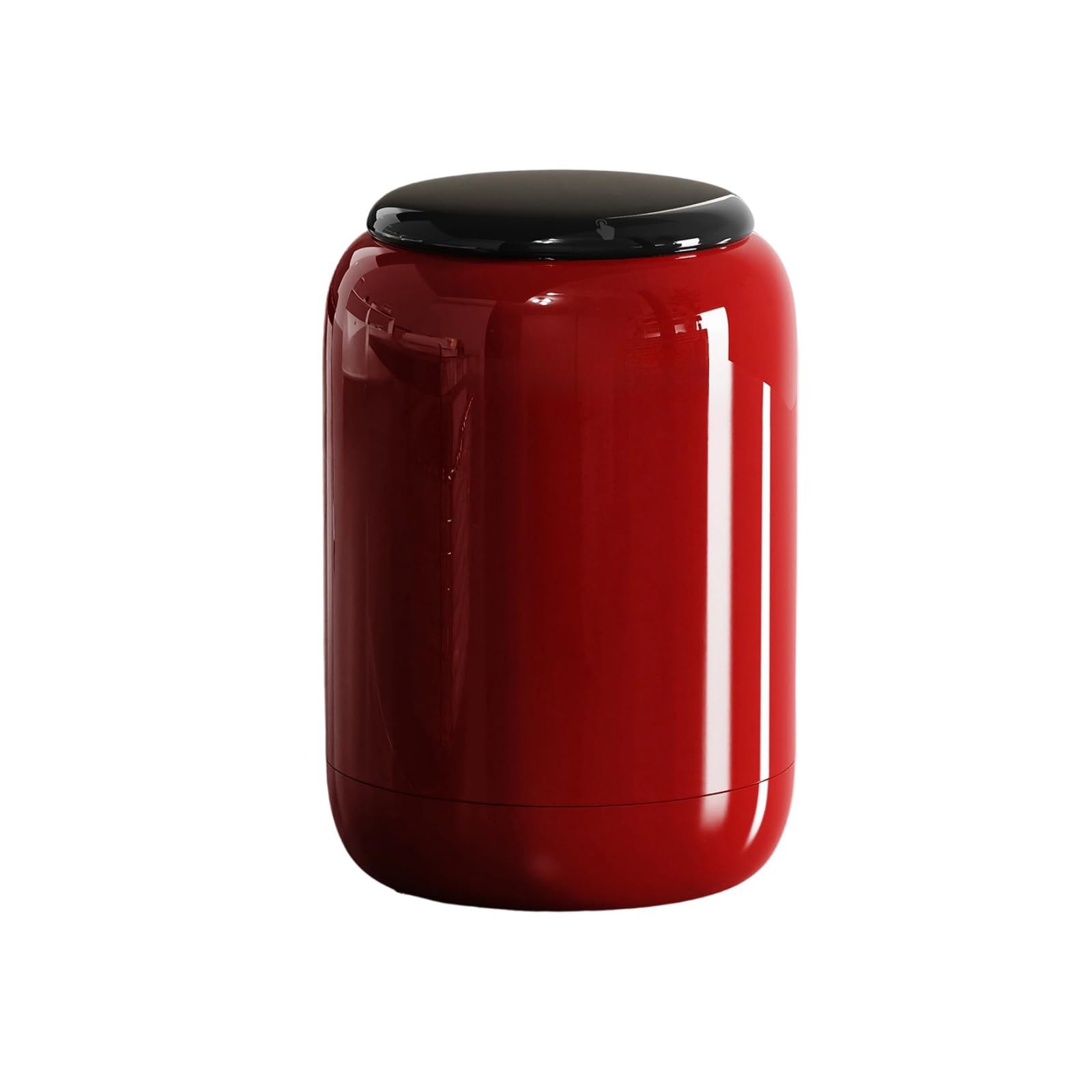 Buxuaaaa Small Waste Bin Large Capacity Trash Can with Press Lid Moveable Bottom for Household Desktop Organization Use Waste Basket