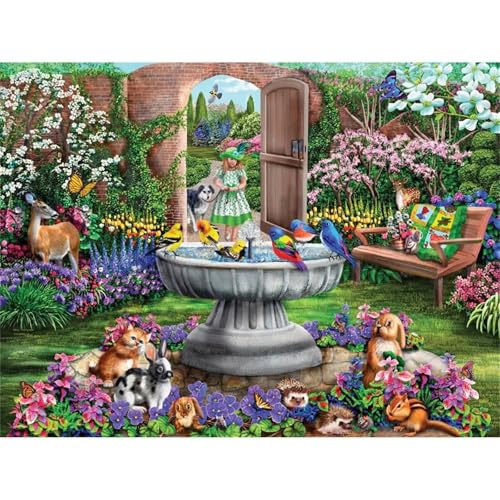 Diamond Painting Kit Complet Strass Carrés - Point de Croix 5D Fleurs 80x100