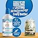 GuruNanda Oxyburst Teeth Whitening Mouthwash – Alcohol & Fluoride Free, with Hydrogen Peroxide & 7 Essential Oils, Value Size for Regular Use, Wild Mint, 1 Liter/33.8 fl oz