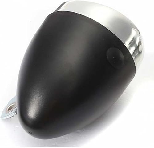 Miniatura 7 de Kadimendium Luz delantera de bicicleta, faro retro negro fácil de instalar con soporte para ciclismo