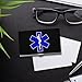 Star of Life EMS Custom Business Card Holder Slim Pocket Name Cards Case for Women Men Funny Print