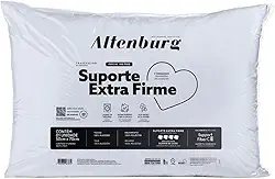 Travesseiro Altenburg Extra Firme, Suporte, 50 x 70 cm, Percal 180 Fios, 100% Algodão