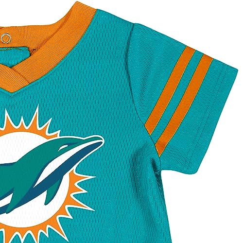 Image of Gerber NFL Baby Girls Jersey Dress and Diaper Cover