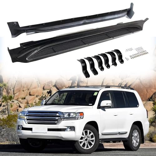 Estribos laterales de aluminio para Toyota Land Cruiser 2008-2020