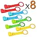 Th-some 8 PCS Anillos de Cuna Para Niños - Anillo Cuna Viaje, Anillas Para Cunas y Parques Grande, Ayuda a su Bebe a Ponerse de Pie Facilmente, Entrenamiento Equilibrio, Multicolor (Diámetro 5cm)