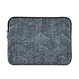 Coikll Denim Laptop Sleeve Bag Shockproof Protective Computer Carrying Case for 13-14 inch Notebook Quilting Laptop Case Bag