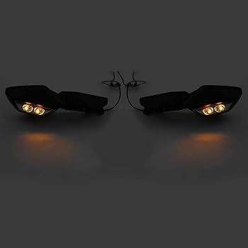 斜面 Rear View Mirrors Side Mirror Fit For Kawasaki Ninja ZX-10R