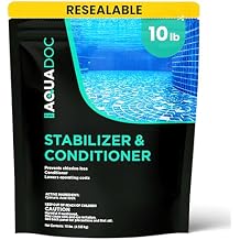 MAV AquaDoc Pool Stabilizer and Conditioner - 10 lb - Cyanuric Acid Stabilizer for Swimming Pools - Pool Chemicals Made in the USA