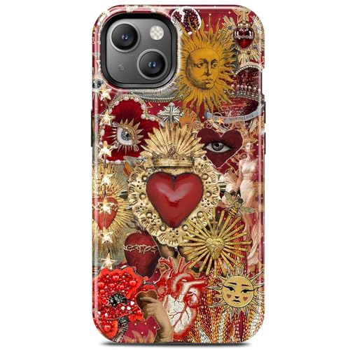 Coque iPhone 15 céleste vintage pour femme accessoire tendance chic