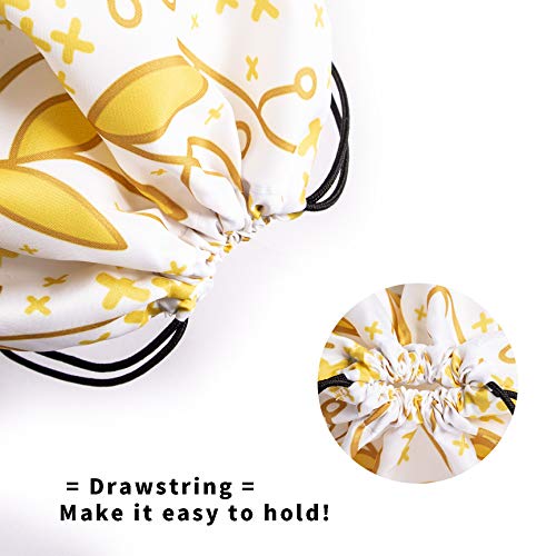 Leaf Drawstring Storage Bag Gym - Grip Bags For Gymnastics Lightweight Dance Drawstring Bags Yellow Leaves Pouch Shoe Bags Laundry Pouches For Travel Waterproof Polyester Towel Bag For Yoga #TOP4