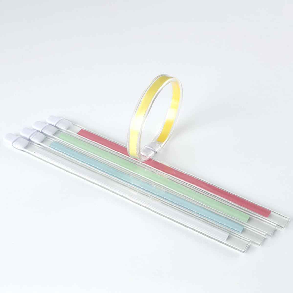 20pcs Adjustable Id Wristbands for Hospital Use with Writable Paper Insert Plastic Bands Prevent Elderly Patients from Getting Lost Minimalist Design Random Color