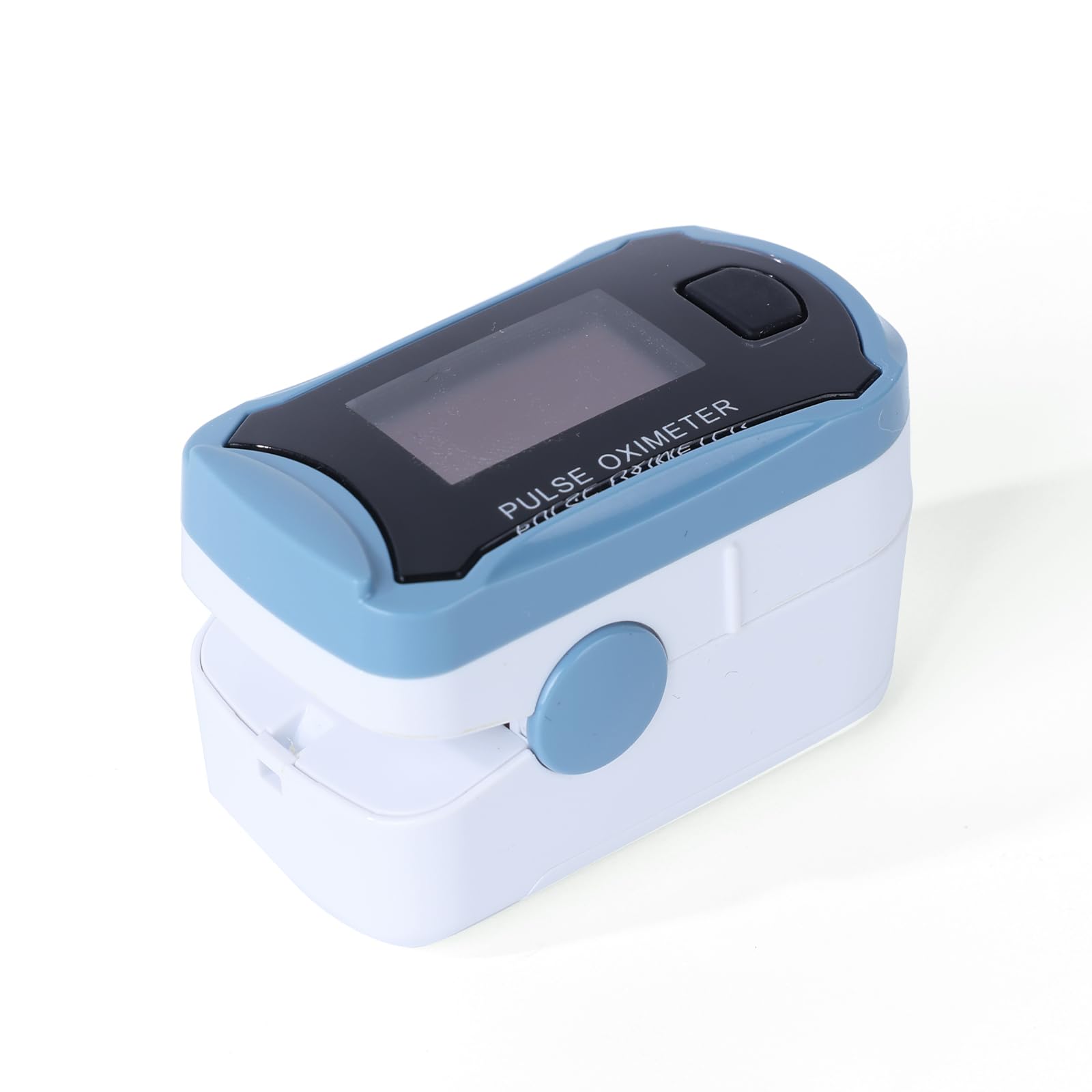 Easy@Home Pulsoximeter Oximeter Fingerpulsoximeter zur Messung der Sauerstoffsättigung (SpO2) Herzfrequenz PI Drehbares OLED-Display tragbarem Umhängeband Nylontasche - Blau