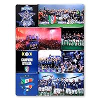 Inter, IM Set MAGNETI Campioni d'Italia 2023/24 Kinder, schwarz-hellblau, OneSize