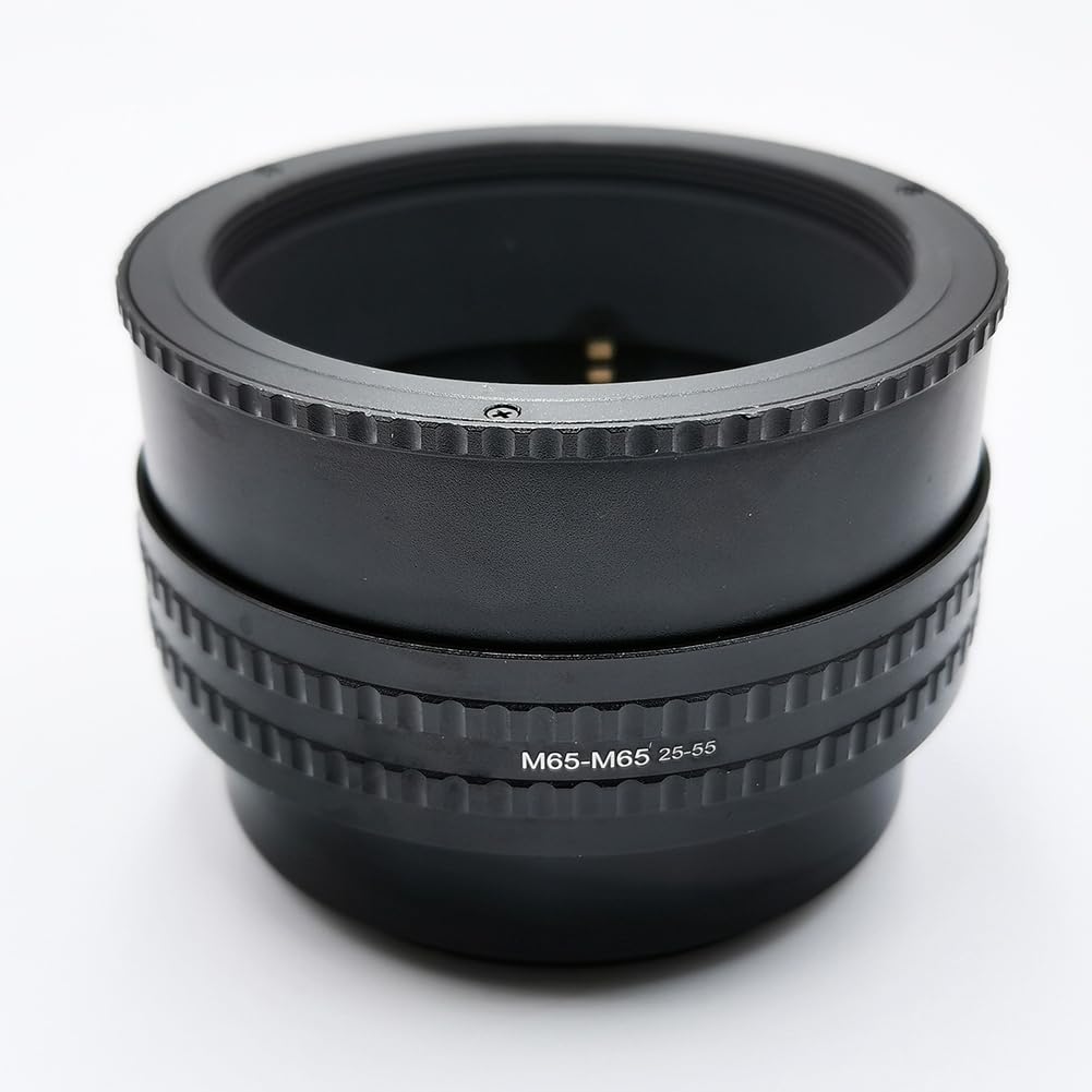 Adaptador de Anillo Helicoidal de Enfoque para Tubo de Extensión Macro de 25-55 mm (M65 A M65) para Lente de Cámara.