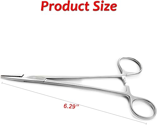 Vista 44 de MEDSPO Pinzas profesionales Bloqueo de soporte de aguja quirúrgica ortoquirúrgica médica dental Restaurador de sutura veterinaria Alicates