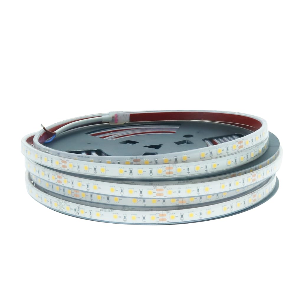 VoltShine Tira de LED 24V DC SMD5050 IP68 60 LEDs/m 20m 3000K - Iluminación decorativa y funcional para interiores y exteriores.