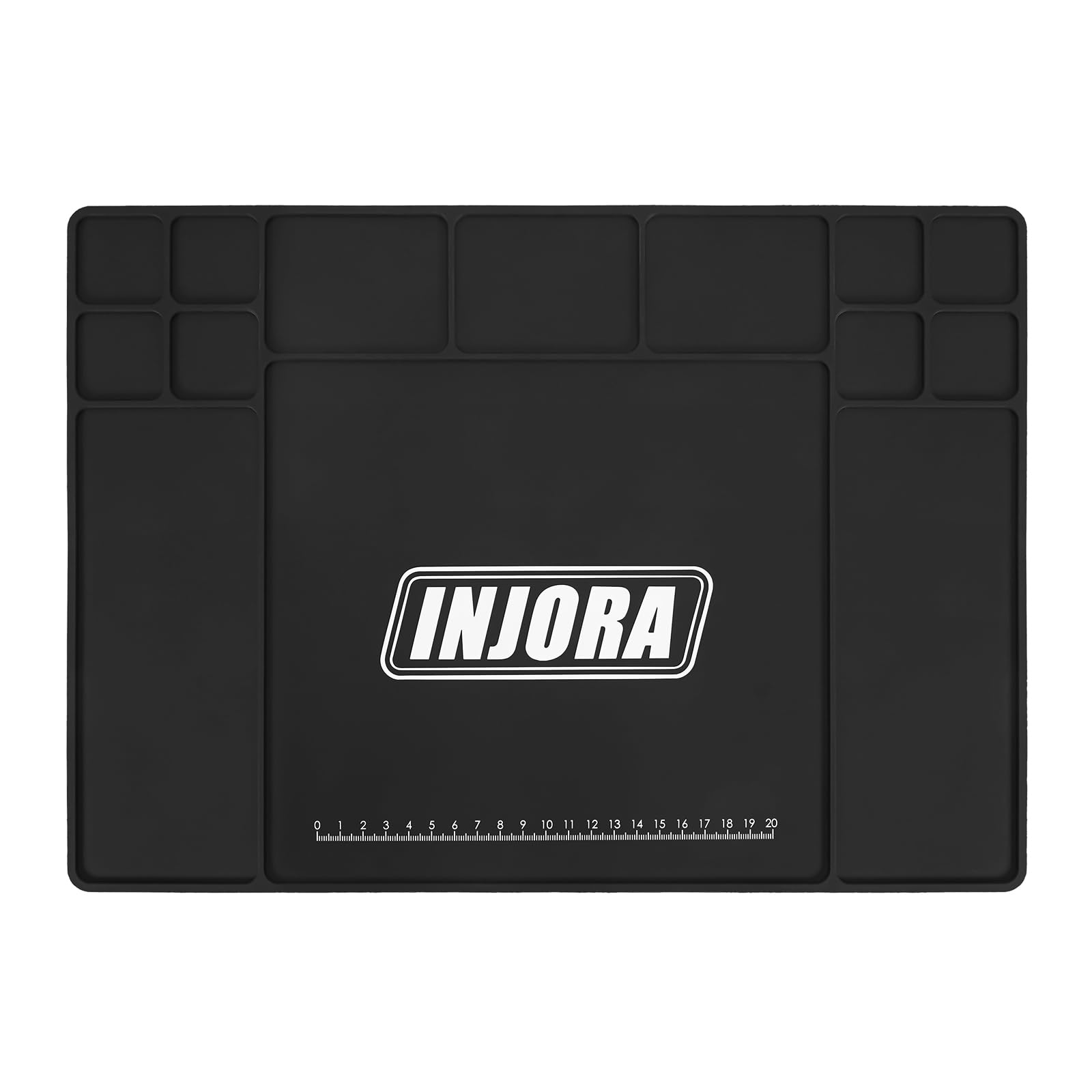 INJORA RC Silicone Pit Mat Soldering Mat Repair Work Mat for 1/18 1/24 RC Car Upgrade (420×297mm)