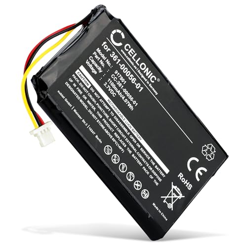 CELLONIC, Akku Navi kompatibel mit Garmin nüvi 65LMT, Nüvi 42, Nüvi 2689 (1100mAh, 3.7V) Ersatzakku 361-00056-01 CELLONIC, Akku Navi kompatibel mit Garmin nüvi 65LMT, Nüvi 42, Nüvi 2689 (1100mAh, 3.7V) Ersatzakku 361-00056-01