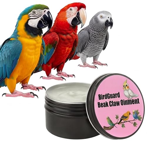 RONDURE BirdGuard Balm Bird Beak Oil for Parrots, Beak Conditioner & Moisturizer | Claw Care BirdGuard Ointment, Repair Dry Cracked Surface, for Cockatiel Parakeet Conure