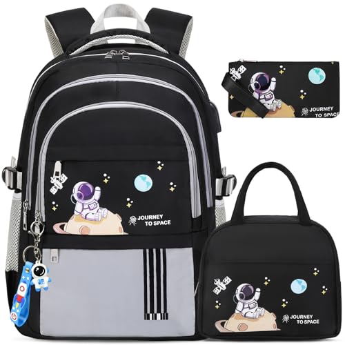 Image of ACESAK Astronaut Backpack for Boys - Boy Backpack Schoolbag with Lunch Bag