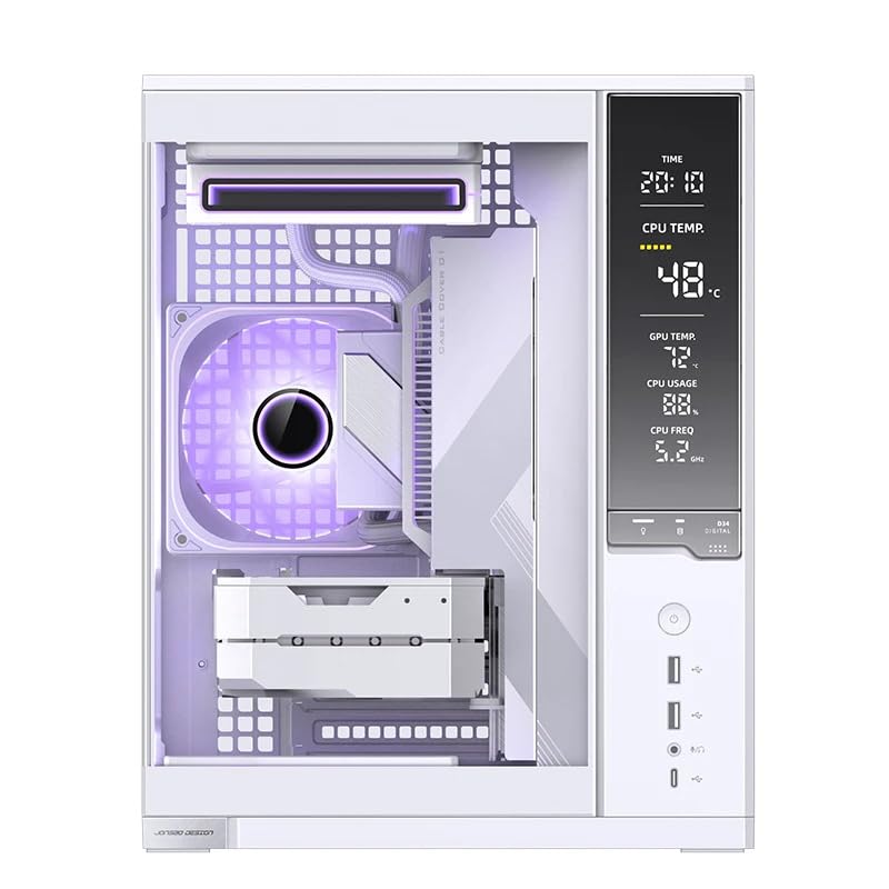 Jonsbo D34 White M-ATX　自作PCケース Amazon.co.jp: Jonsbo D34 PCケース Micro-ATX White [並行輸入品
