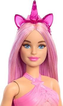 Lalka Barbie Jednorożec, różowy strój