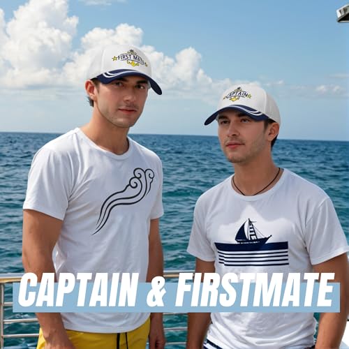 Image of Captain Hat for Men Women,Cool Boat Gifts for Boat Owners,Boating Gifts Accessories for Dad