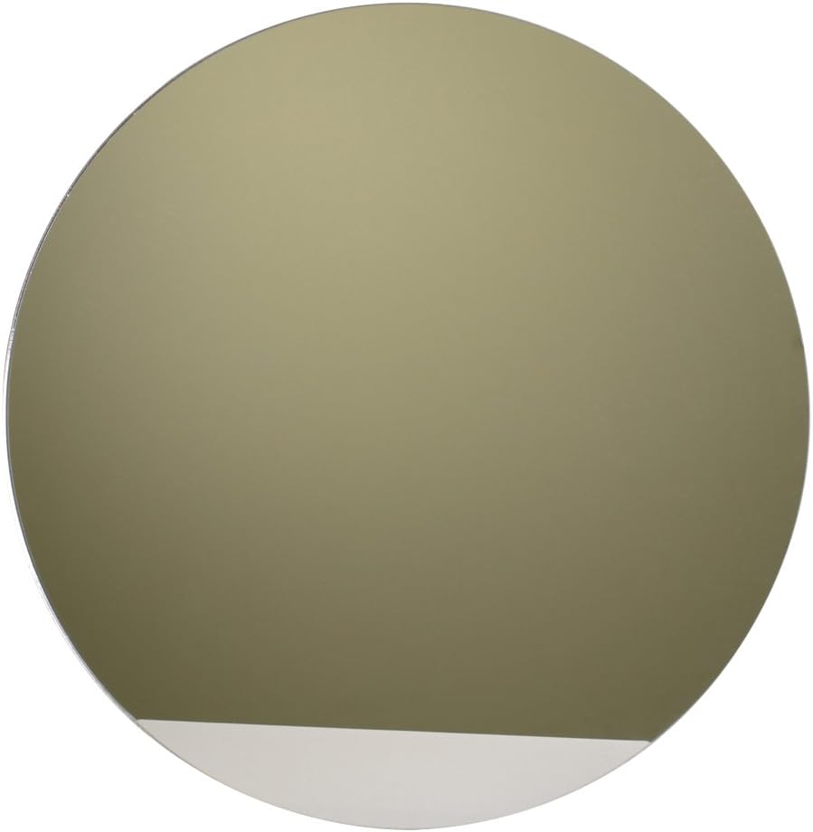 Mungai MirrorsCircle Acrylic Mirror (60cm), Silver, 59.5 x 59.5 x 0.3 cm