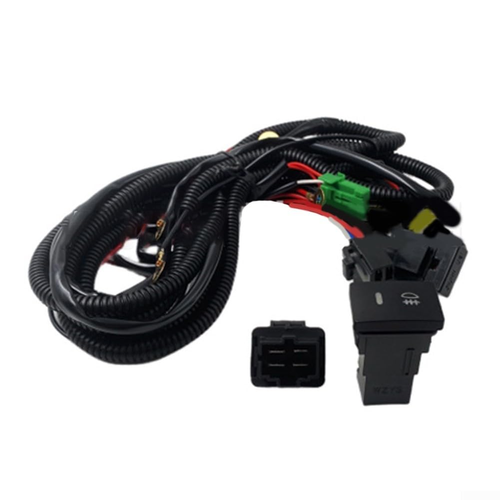 Phare antibrouillard ABS noir pour Nissan Versa améliorant la visibilité par temps de brume