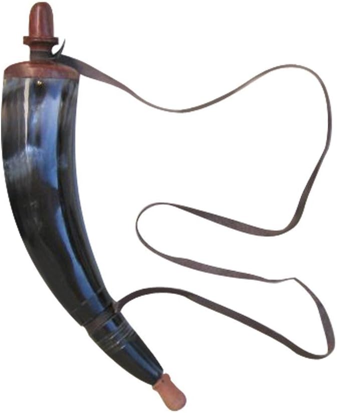 Reproduction Powder Horn, Black Powder