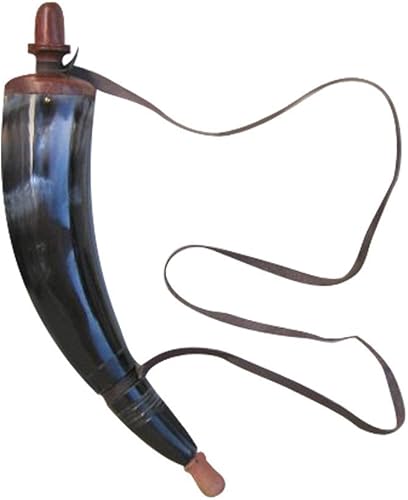 India Overseas Trading Corporation Cuerno de polvo de reproducción - Guerra civil, re-representación, polvo negro - Recreación del hombre de montaña