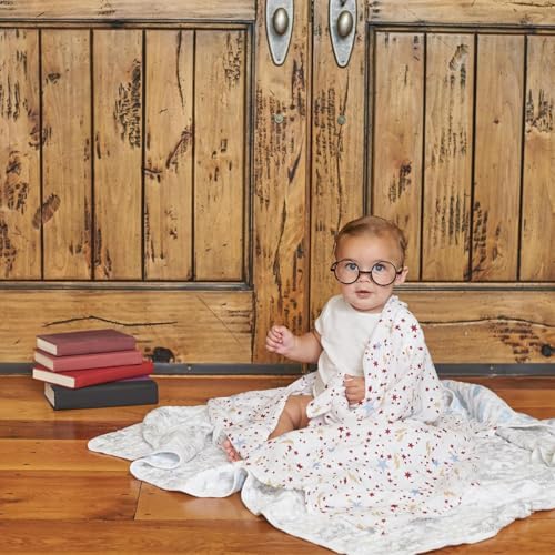 Image of aden + anais Boutique Dream Blanket, Boutique Muslin Baby Blankets for Girls & Boys, Ideal Newborn Nursery & Crib Blanket, Unisex Toddler & Infant Bedding, Shower & Registry Gift, Harry Potter
