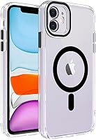 Vista 1 de Callyue Funda magnética diseñada para iPhone 11, compatible con MagSafe, grado de caída, a prueba de golpes, transparente, delgada funda protectora