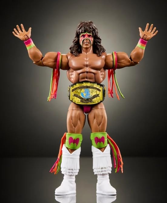 WWE The Ultimate Warrior Mattel Elite Collection Saturday Nights Main Event Series 2 Wrestling Action Figure Toy Wrestler