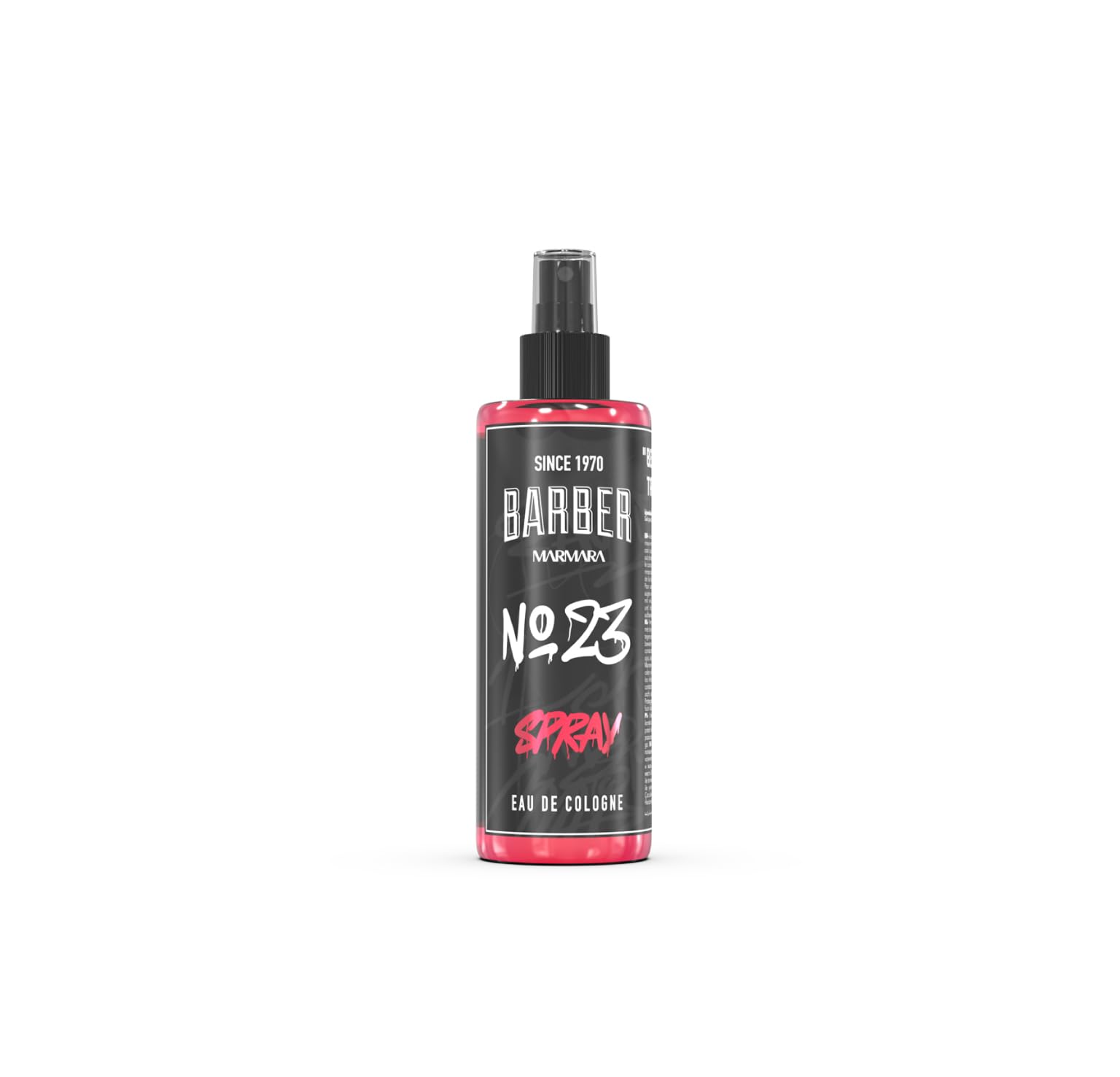 Barber Marmara No. 23 Eau De Cologne per Uomini – Aftershave Spray Turco con Note di Agrumi, Ribes Nero, Muschio Scuro e Terrose, Fragranza Fresca e Duratura, 400ml