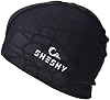 Swim Cap, Flexible Nylon Spandex Fabric Cotton PU Fiber Swimming Bathing Cap Hat for Men Women Kids Adults
