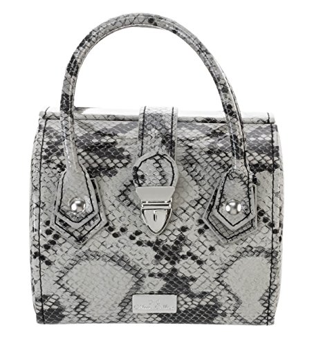 Preisvergleich Produktbild Céline Cellier Schmuckkasten Schmuckschatulle Schmuckkoffer mit Spiegel Grau - CC-P6108C