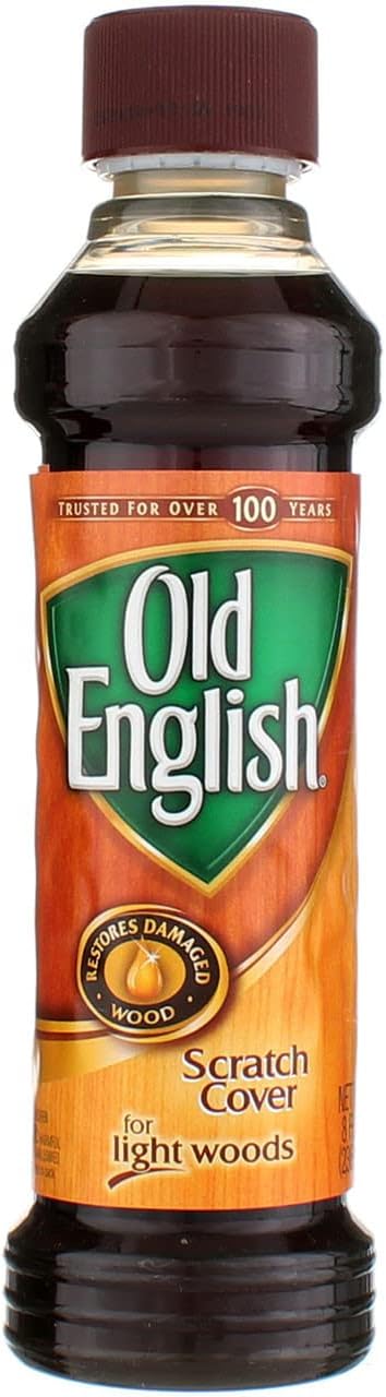 Old English Scratch Cover For Light Woods, 8 fl oz Bottle, Wood Polish (Pack of 2)