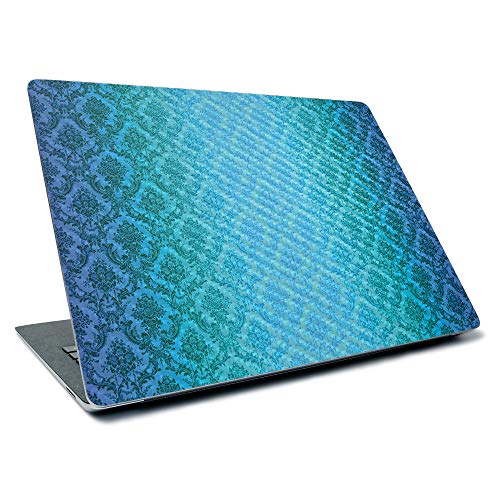 Image of MightySkins Carbon Fiber Skin for Microsoft Surface Laptop 3 13.5 inch (2019) - Blue Vintage,Textured Carbon Fiber Finish,Easy to Apply, Remove, and Change Styles,
