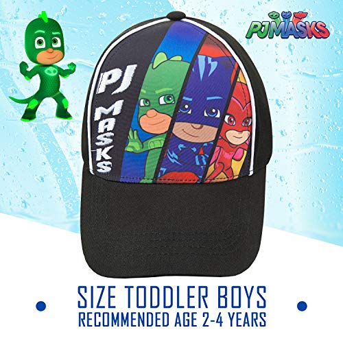 PJ Masks Catboy, Gekko and Owlette Toddler Baseball Cap (2-4T, Black)4