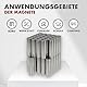 50x Neodym Power Magnet silber - Stabmagnet extra stark lang - Durchmesser 3x10mm lang - starke Magneten Supermagnet - Haftkraft ca. 0.5 kg - Magnete für Whiteboard, Pinnwand, Magnettafel, Werkstatt
