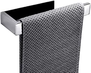Flybath Open Towel Ring SUS 304 Stainless Steel Stylish Towel Holder Hanger Wall Mounted Self Adhesive (No Drilling), Mirror Polished