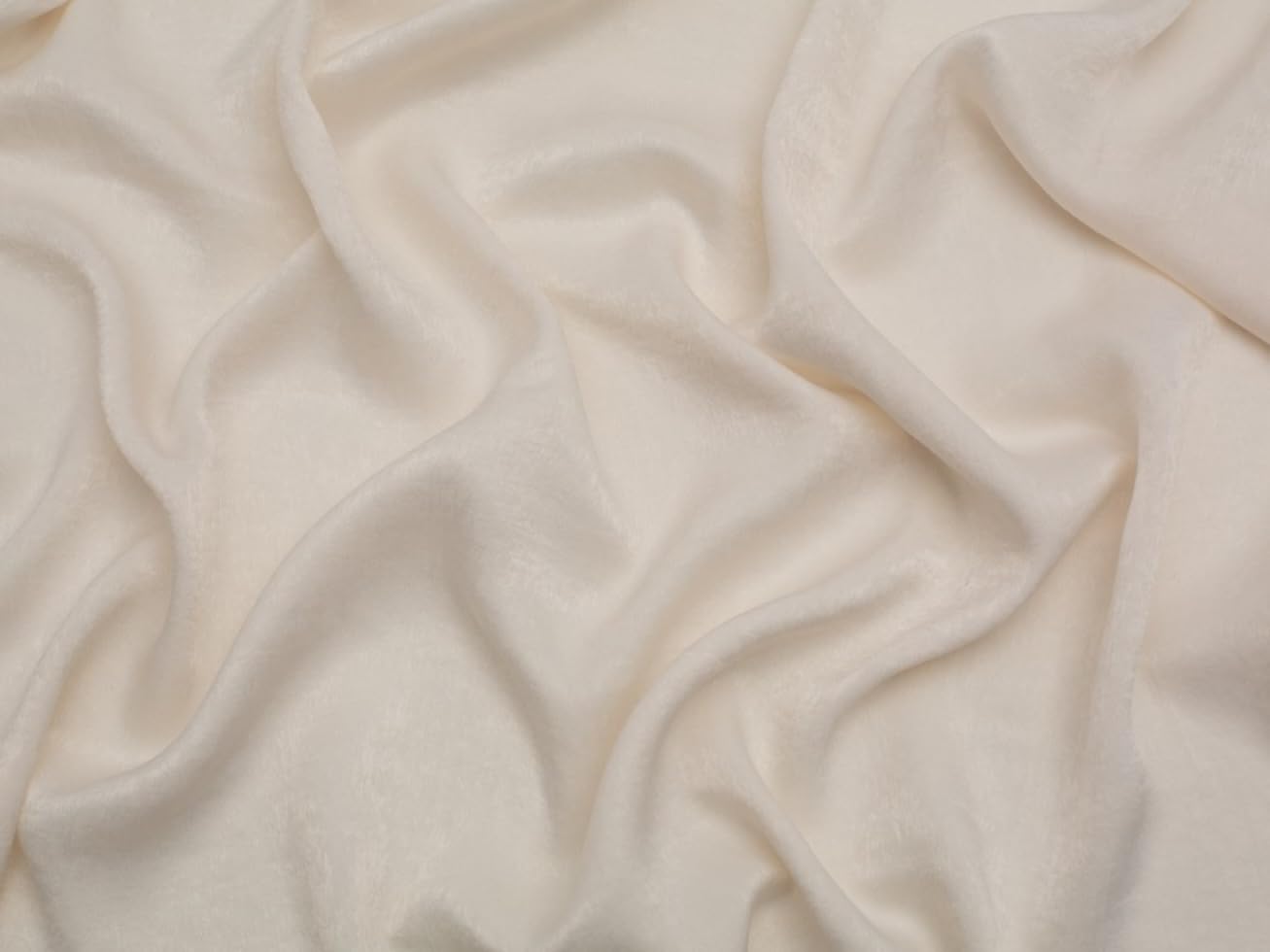 Minerva Touch Satin Fabric Ivory Velvet Minerva Core Range C8195-Ivory