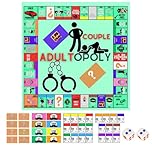 Adultopoly Board Game, Couple Board Game Couples Games for Adults Conversation Cards for Couples Board Games Relationship Card Game Bedroom Games Gift (Yellow)
