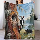 Photo Gallery emyxpaqm coperta in pile con great spotted woodpecker, coperta per divano, letto con feed their young, morbida e leggera, idee regalo per adolescenti, adulti 70x80inch(180x200cm) Photo Gallery emyxpaqm coperta in pile con great spotted woodpecker, coperta per divano, letto con feed their young, morbida e leggera, idee regalo per adolescenti, adulti 70x80inch(180x200cm)