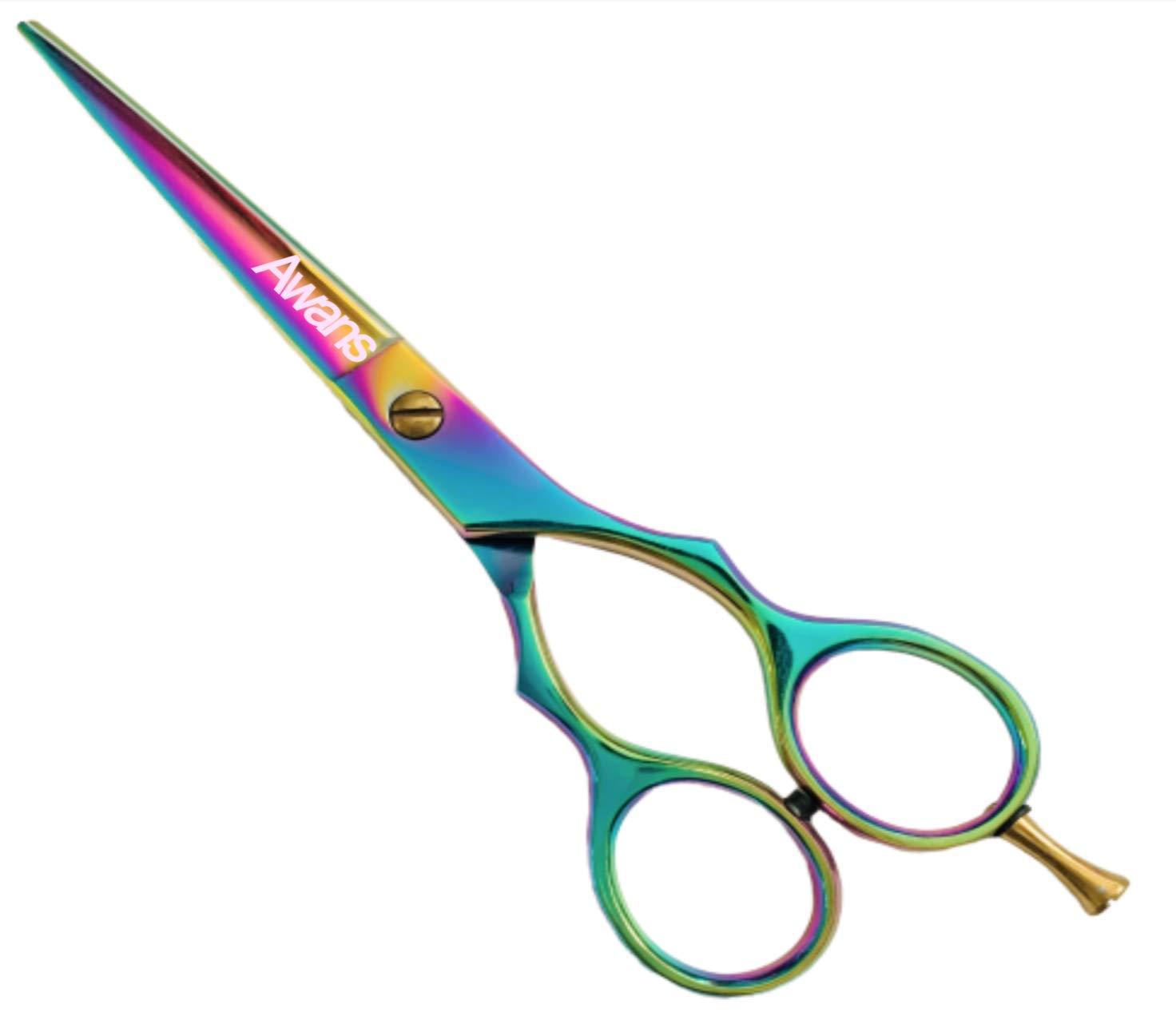 Awans Pink Professional Hairdressing Scissors, Stainless Steel Scissors 6 Inches
