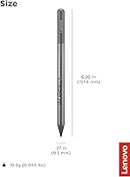 Vista 6 de Lenovo USI Pen 2 Magnetic for Chromebooks, Precision Tilt Feature Stylus Pencil, AAAA Battery, USI 2.0 Compatibility, Perfect for Students