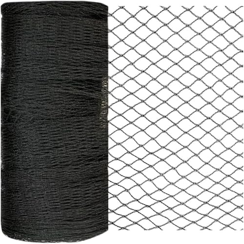 JUNKOGO 25x100 FT Bird Netting for Chicken Coop, 1 Inch Mesh, Strong Woven, UV Resistant, Reusable, Protects Garden Plants, Fruit Trees, Vegetables, Against Deer, Rabbits, Squirrels, Small Animals
