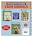 Brain Games - Sticker by Number: Farm Animals (Easy - Square Stickers): Create Beautiful Art With Easy to Use Sticker Fun!